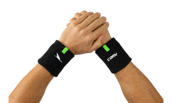Cork Wristband Black/Green